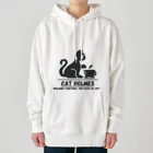  cat Holmesのdaily life at home Heavyweight Hoodie