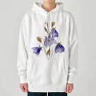 Atelier Petrichor Forestのキキョウ Chinese bellflower Heavyweight Hoodie