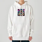 aoking_の近未来猫 Heavyweight Hoodie