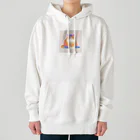 aoking_のグラデーション猫 Heavyweight Hoodie