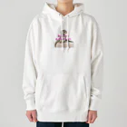 サラリーマン恐竜の夢見るトカゲ Heavyweight Hoodie