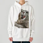 グレージュ猫ロッタン🐈‍⬛のあくびロッタン Heavyweight Hoodie