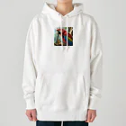 SAKIのコンゴウインコ Heavyweight Hoodie