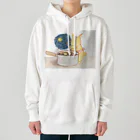 たまごちゃんのうさ母のほっこりごはん Heavyweight Hoodie