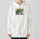 iikyanの恐竜52　エウプロケルス Heavyweight Hoodie