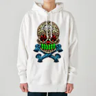 Hinakagoのメキシカンスカル Heavyweight Hoodie