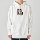 kindonesiaのドット絵のマンチカン Heavyweight Hoodie