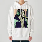 Mohananndaのおしゃれなガイコツ Heavyweight Hoodie