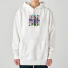 ほっこりグッズBASEのワールドカップ優勝を夢見るサッカー少年 Heavyweight Hoodie