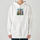 ROCKSWEBのドット絵　パキケファロサウルス Heavyweight Hoodie