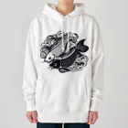 SADOM graphicsの二匹の鯉 Heavyweight Hoodie