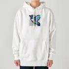 hamusutaroのハチドリピクセルアート Heavyweight Hoodie