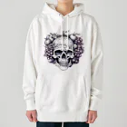 LCOMLのフルーツに囲まれたSKULL Heavyweight Hoodie