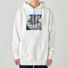 SetsunaAIの空に浮かぶ島のファンタジーグッズ Heavyweight Hoodie