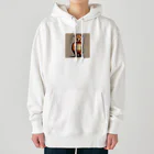 konkaiのドット絵のくま Heavyweight Hoodie