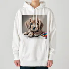 つぶらな瞳の子犬グッズ屋さんのつぶらな瞳の可愛い子犬② Heavyweight Hoodie