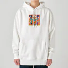 Satoshi27の世界を守るヒーロー Heavyweight Hoodie