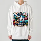 DJシャークのDJシャーク(PARY TIME) Heavyweight Hoodie