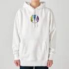 串カツワールドの串カツの妖精クシニョロ（クシニョロワールド） Heavyweight Hoodie