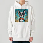 wanco_timeのおしゃれしてみました。（ボストンテリア） Heavyweight Hoodie