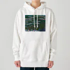 名画館のモネ「睡蓮②」　クロード・モネの絵画【名画】睡蓮シリーズ Heavyweight Hoodie