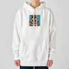 koba777のドット絵デグー Heavyweight Hoodie