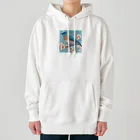 ❤︎cute❤︎のbeautiful blue bird Heavyweight Hoodie