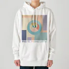 パステルな動物と食べ物と心強さとのパステルパンナコッタ Heavyweight Hoodie