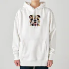 カエルとブルドック(カエブル)のブルドックク Heavyweight Hoodie