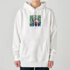 TADの部屋のフニャフニャカワウソくん Heavyweight Hoodie