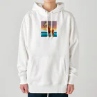 Zep11138のドット絵キリン Heavyweight Hoodie