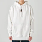 凛.shopのクリクリおめめのパグちゃん Heavyweight Hoodie