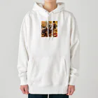 チワワ愛好家ショップの鮮やかな紅葉の中で、チワワは華やかな装いでお披露目 Heavyweight Hoodie