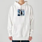 Hamatsukiのペンギン（折り紙風） Heavyweight Hoodie