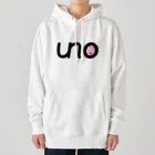 unoのUNOロゴ×ドットビキニヒップ Heavyweight Hoodie