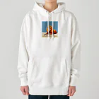 スマイル＿Ｓのドット絵ライオン Heavyweight Hoodie