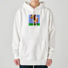 妖怪 白狐堂にようこその件の牛 Heavyweight Hoodie