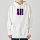 MaSaRuのバイクのイラストグッズ Heavyweight Hoodie