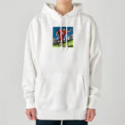 I am japanese(^▽^)/のアニメ風 Heavyweight Hoodie