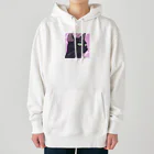 73GTCのかっこいい黒猫3 Heavyweight Hoodie