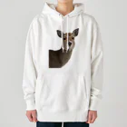 bu_yan0131のひょっこりシカくん Heavyweight Hoodie