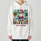 TACHYONJAPANのMerry Christmasシリーズ　サンタのサマークリスマス」 Heavyweight Hoodie