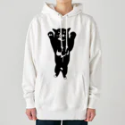 犬猫サロンぷらすのツキノワネコ Heavyweight Hoodie