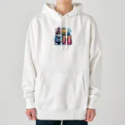 PaletteProdigyの猫のシティライフ Heavyweight Hoodie