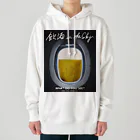 GOOD VIBES CATSの飲酒 in the sky Heavyweight Hoodie