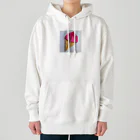 Hamatsukiのアイスクリーム（折り紙風アート） Heavyweight Hoodie