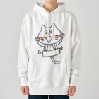 猫沢商店の猫のボン太グッズ（黒線） Heavyweight Hoodie