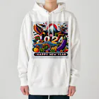 niko&PANDA shopの2024年　ハッピーニューイヤー Heavyweight Hoodie