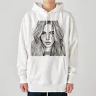 Olivi　Styleの外国人女性の顔 Heavyweight Hoodie