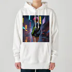 shiba9のCyber Girl Heavyweight Hoodie